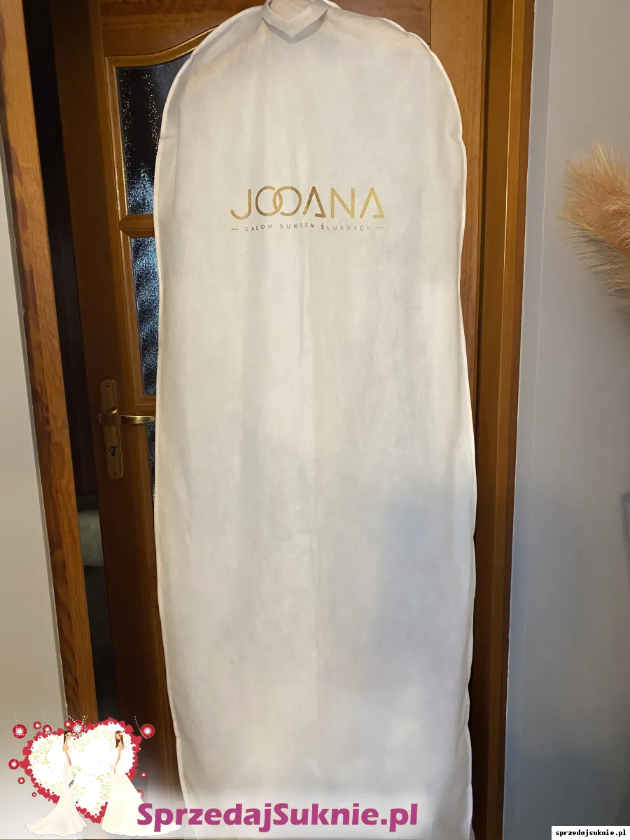 Suknia 艣lubna w stylu Boho firmy Joanna