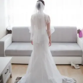 Suknia ślubna w kształcie litery A