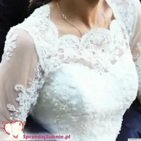 Nietuzinkowa suknia 艣lubna uszyta wed艂ug autorskiego projektu : )
