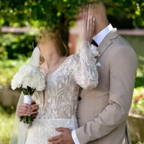 Suknia ślubna rybka Salon Sukien Ślubnych Joanna 