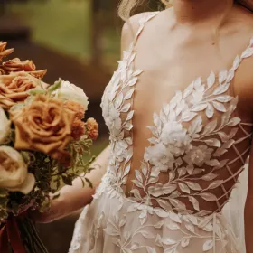 Suknia ślubna Blake projekt Agnieszki Światły + welon katedralny