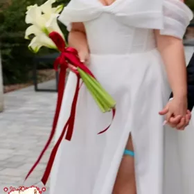 Suknia ślubna plus size prestyn 46 