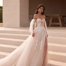 Suknia ślubna Elizabeth Passion 5625 boho, princessa