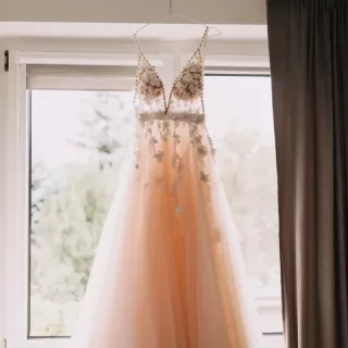 Suknia z długim trenem Patrycji Kujawy