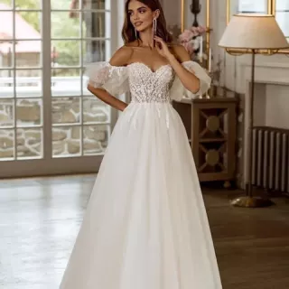 Luksusowa Sukna Ślubna Sei Bella