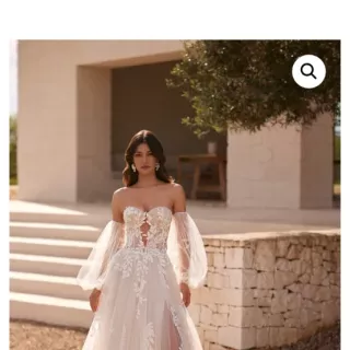 Suknia ślubna z trenem elizabeth model 5625