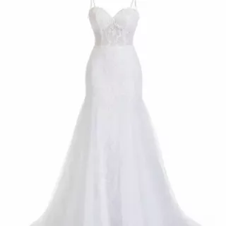 Biała suknia ślubna koronka S/M