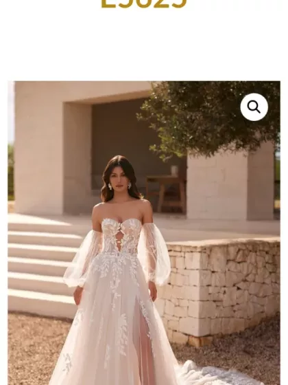 Suknia ślubna z trenem elizabeth model 5625