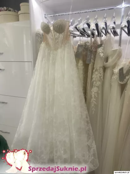 Błyszcząca suknia ślubna - Warszawa
