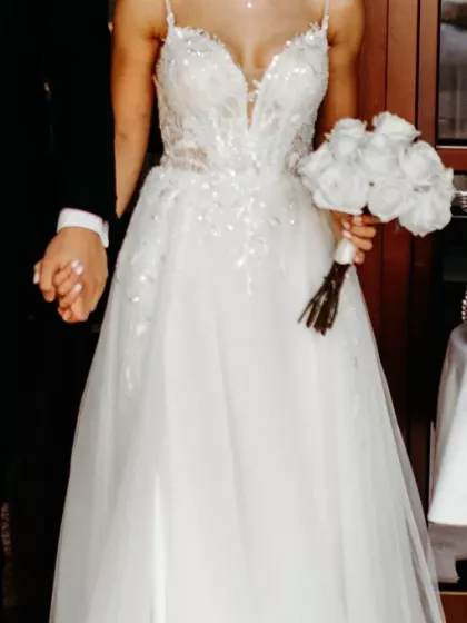 Suknia Ślubna Anna Sposa Rozmiar 36 165 cm + 9cm obcas
