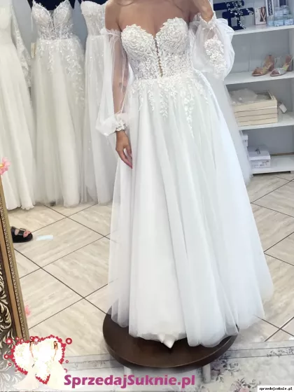 Suknia ślubna księżniczka 